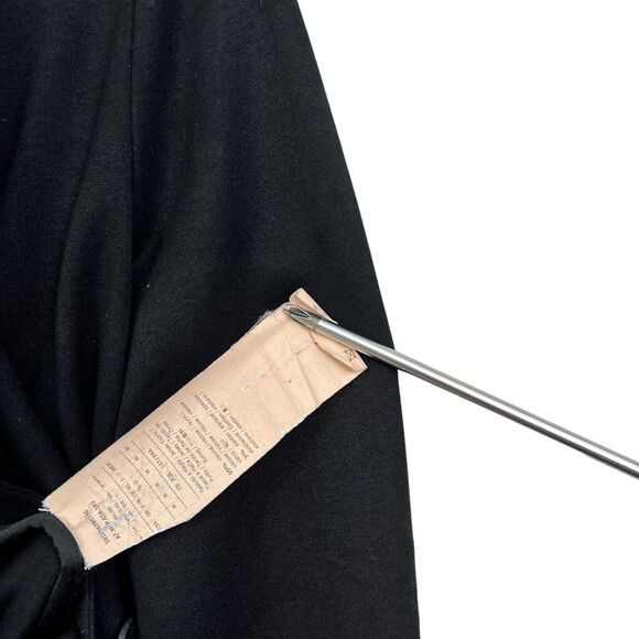 Weekend Max Mara Womens Knit Blazer Collared Two Button Vented Black Size M - Picture 4 of 6